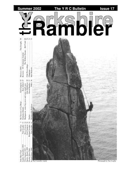 YRCJ 2002; 12(17) (2002) | Journal | Climbing History